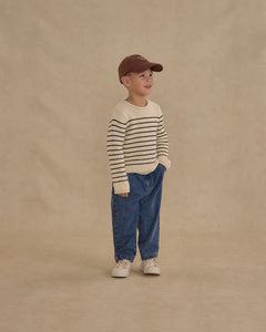 Rylee + Cru - Jacques Sweater - Black Stripe