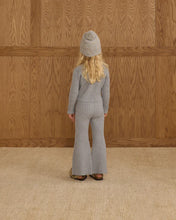 Load image into Gallery viewer, Flare Knit Pant - Dusty Blue