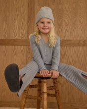 Load image into Gallery viewer, Flare Knit Pant - Dusty Blue