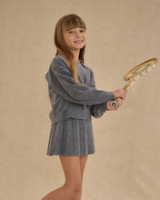Load image into Gallery viewer, Rylee + Cru - Knit Pleated Skirt - Heathered Grey