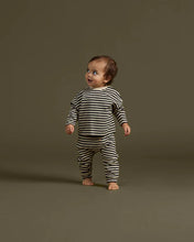Load image into Gallery viewer, Rylee + Cru - Baby Cru Pant - Black Stripe