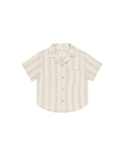 Load image into Gallery viewer, Rylee + Cru - Lapel Collar Shirt - Summer Stripe