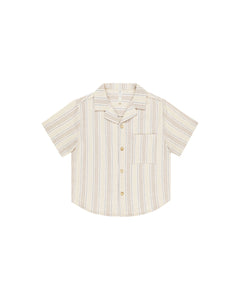 Rylee + Cru - Lapel Collar Shirt - Summer Stripe