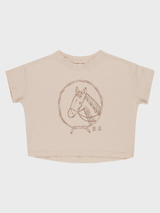 Rylee + Cru - Boxy Tee - Horse