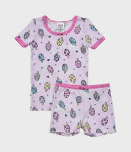 Esme - Groovy Popsicles Short Sleeve & Shorts Pajamas