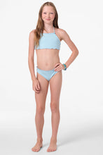 Load image into Gallery viewer, O'Neil - Girl's Shorebreak Rib Ruffle Edge High Neck Set - Stratosphere