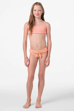 Load image into Gallery viewer, O'Neil - Girl's Sunshine Revo Tie Back Bralette Set - Fusion Coral