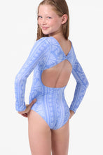 Load image into Gallery viewer, O'Neil - Girl's Surf Abstact Twist Back Surf Suit - Azurine