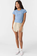 Load image into Gallery viewer, O&#39;Neil - Girls Island Palms Tee - Faded Denim