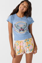 Load image into Gallery viewer, O&#39;Neil - Girls Beachy Butterfly Tee - Faded Denim