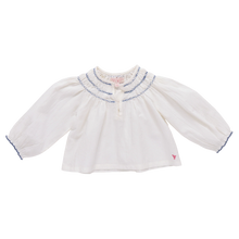 Load image into Gallery viewer, Pink Chicken - Girls Ava Top - Antique White