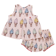 Load image into Gallery viewer, Pink Chicken - Baby Girls Jaipur 2-pc set - pink soft serve