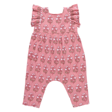 Load image into Gallery viewer, Pink Chicken - Baby Girl's Elsie Jumper - Pink Strawflower