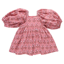 Load image into Gallery viewer, Pink Chicken - Girls Mary Barrett Dress - Pink Starflower