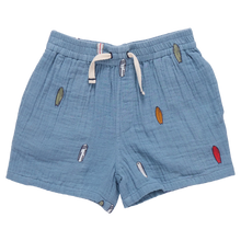 Load image into Gallery viewer, Pink Chicken - Boys Calvin Short - Surfboard Embroidery