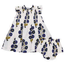 Load image into Gallery viewer, Pink Chicken - Baby Girl's Stevie Dress - Navy Buttercup