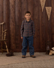Load image into Gallery viewer, Rylee + Cru - Collared Long Sleeve Shirt - Midnight Plaid
