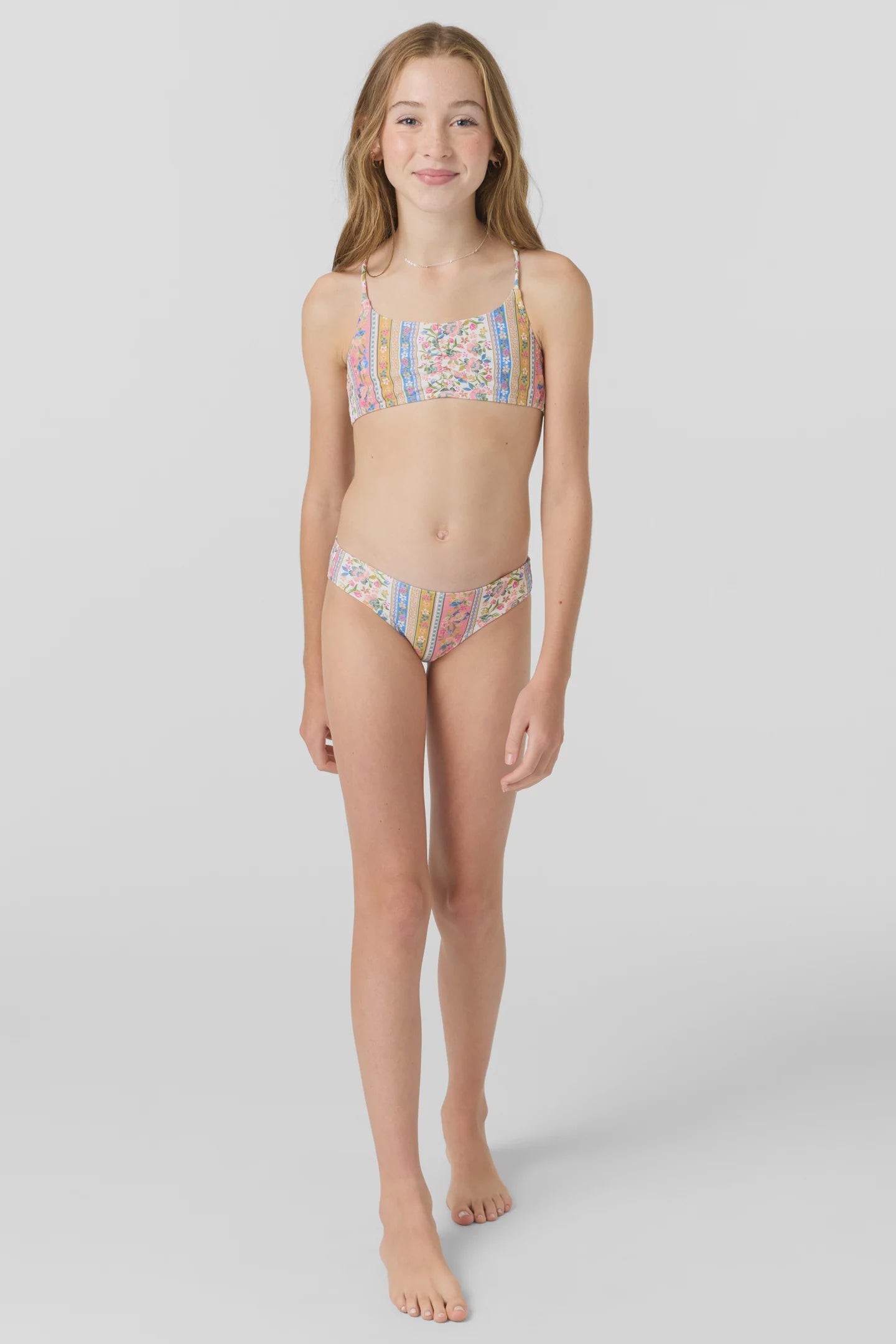 O'neill - Cora Floral Ruched Bralette Set