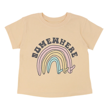 Load image into Gallery viewer, Tiny Whales - Somewhere Boxy Tee - Sunshine