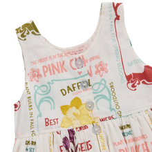 Load image into Gallery viewer, Pink Chicken - Girls Laura Dress - Flower Seeds