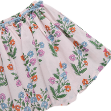 Load image into Gallery viewer, Pink Chicken - Girls Gianna Skirt - pink dewdrop block print
