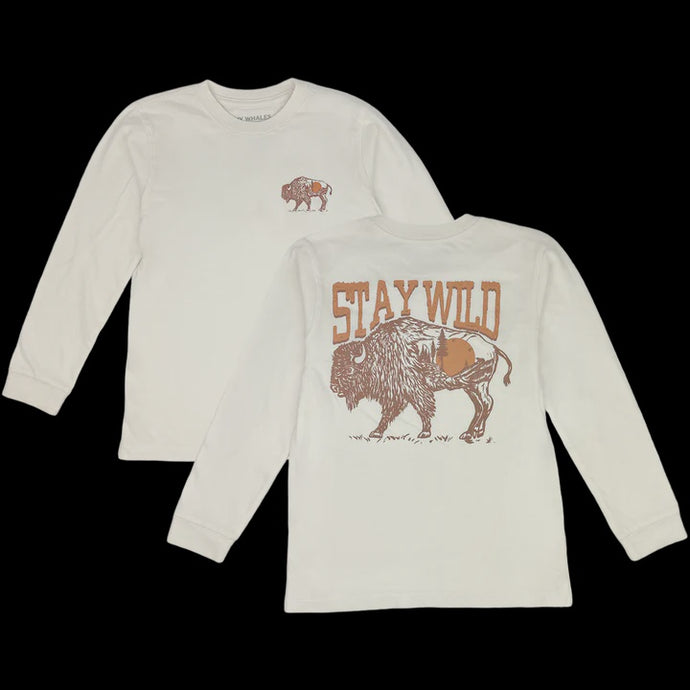 Tiny Whales - Stay Wild LS Tee