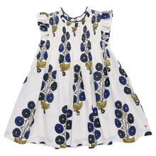 Load image into Gallery viewer, Pink Chicken - Girls Stevie Dress - Navy Buttercup Floral