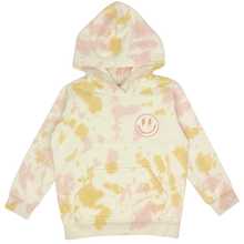 Load image into Gallery viewer, Tiny Whales - Sunset Hoodie - Natural/Pink/Gold Tie Dye