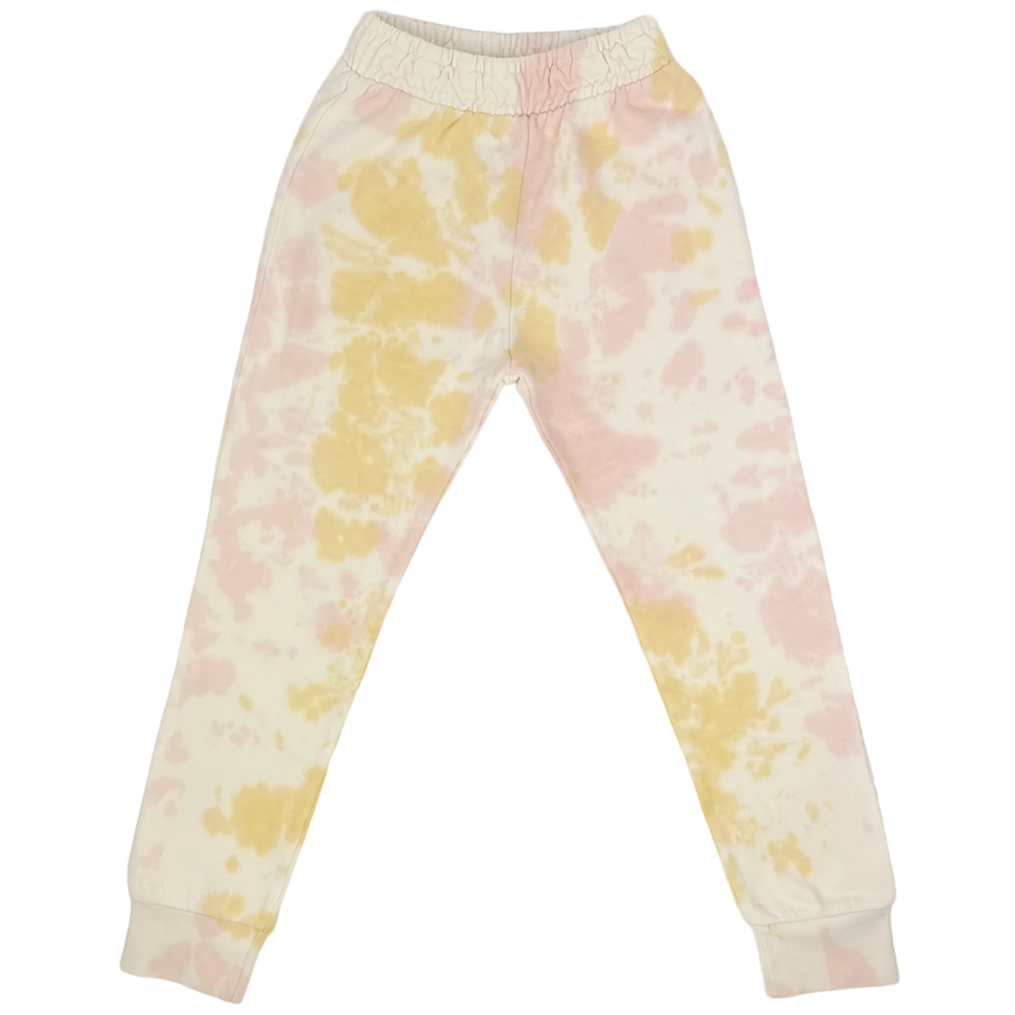 Tiny Whales - Sunset Jogger Pant - Natural/Pink/Gold Tie Dye