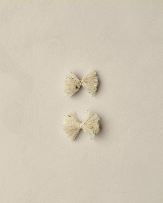 Noralee - Flutter Tulle Clips CC - Champagne Stars