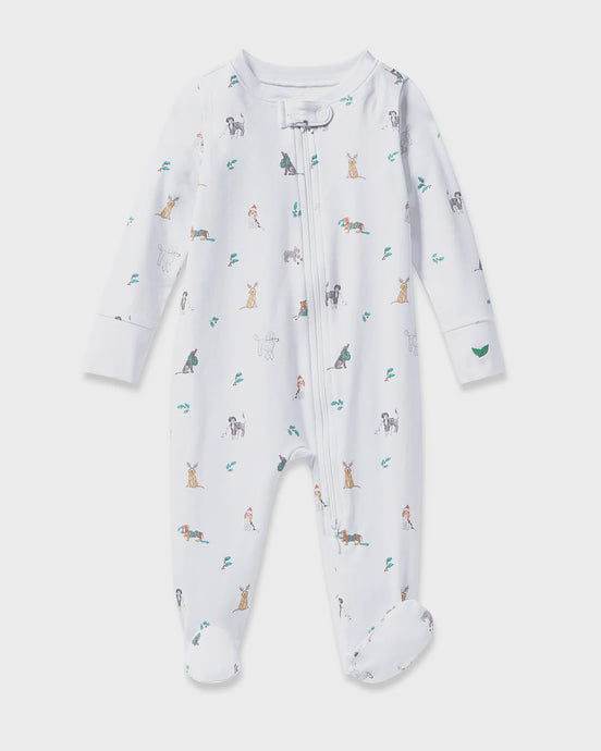 Petite Plume - Jingle Paws Pima Romper