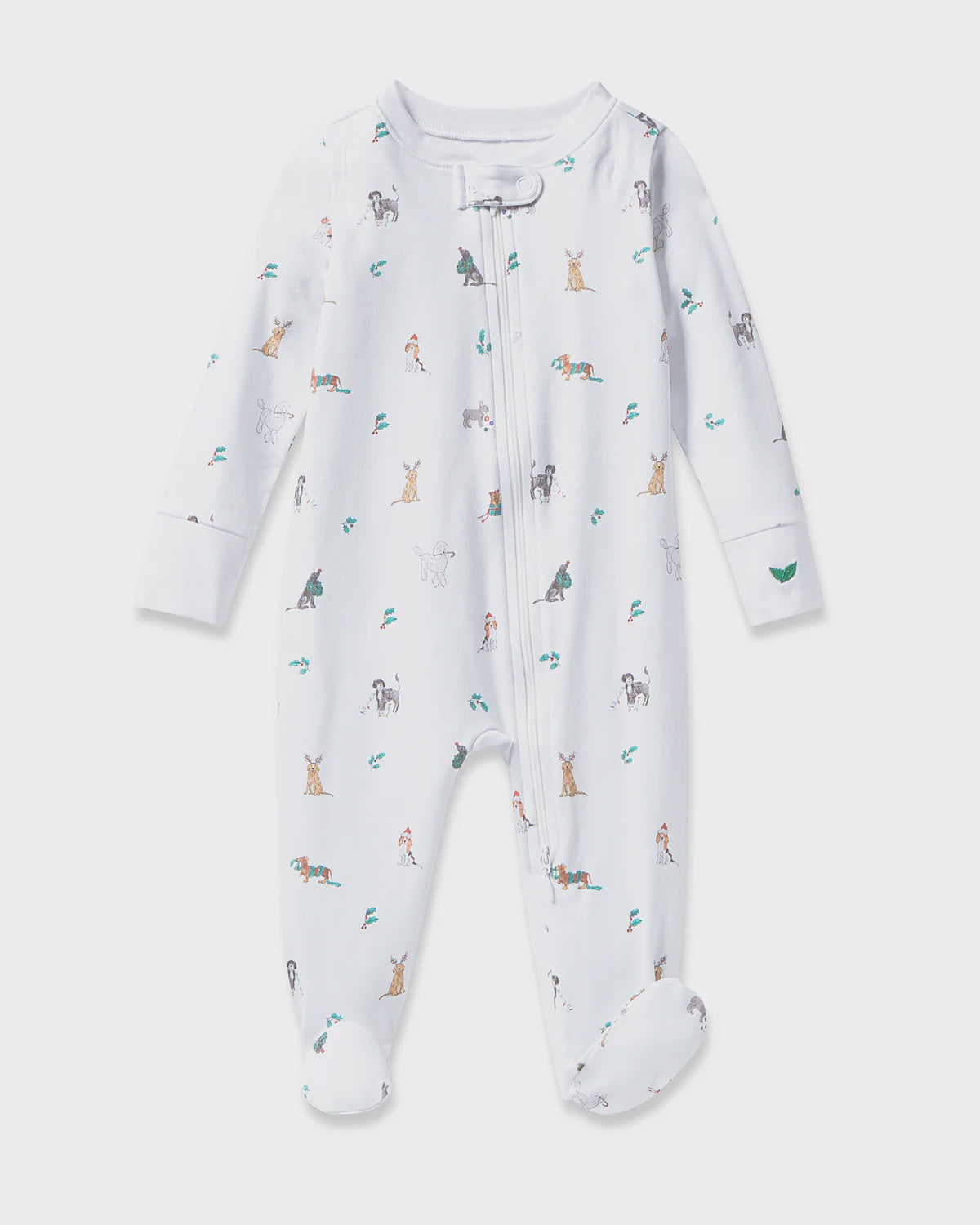 Petite Plume - Jingle Paws Pima Romper