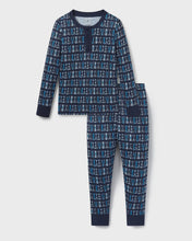 Load image into Gallery viewer, Petite Plume - Kids Pima Snug Fit Pajama - Ski Trails