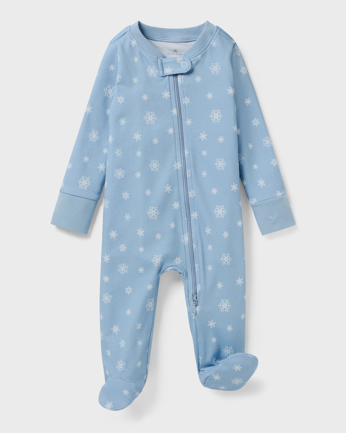 Petite Plume - Baby Pima Romper - Periwinkle Wonderland