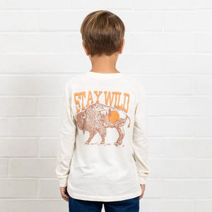 Tiny Whales - Stay Wild LS Tee