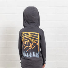 Load image into Gallery viewer, Tiny Whales - Adventure Awaits Long Sleeve Hooded Tee