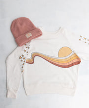 Load image into Gallery viewer, Tiny Whales - Golden Era Boxy Sweatshirt - Natural