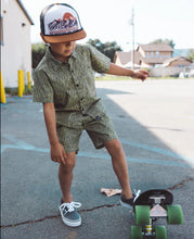 Load image into Gallery viewer, Tiny Whales - Explorer Button Up Shirt - Pine