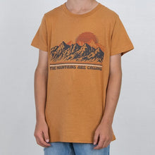 Load image into Gallery viewer, Tiny Whales - Mountains Are Calling T-Shirt - Rust