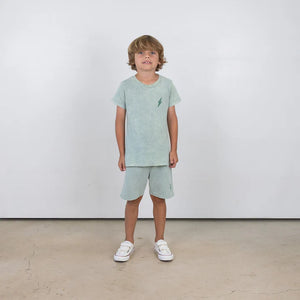 Tiny Whales - Coastline Tee - Mineral Sea Glass