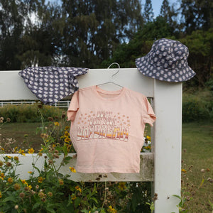 Tiny Whales - Daydream Boxy Tee - Faded Pink