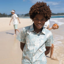 Load image into Gallery viewer, Tiny Whales - Paradise Button Up Shirt - Seaglass