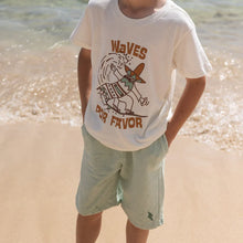 Load image into Gallery viewer, Tiny Whales - Coastline Sweat Shorts - Mineral Sea Glass