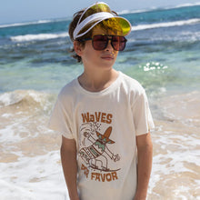 Load image into Gallery viewer, Tiny Whales - Waves Por Favor Tee - Natural