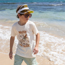 Load image into Gallery viewer, Tiny Whales - Waves Por Favor Tee - Natural