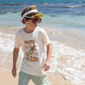 Tiny Whales - Waves Por Favor Tee - Natural