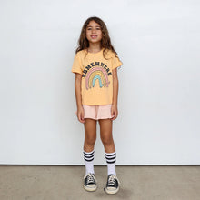 Load image into Gallery viewer, Tiny Whales - Somewhere Boxy Tee - Sunshine
