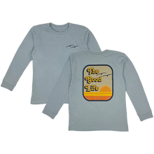 Load image into Gallery viewer, Tiny Whales - The Good Life LS Tee - Ocean