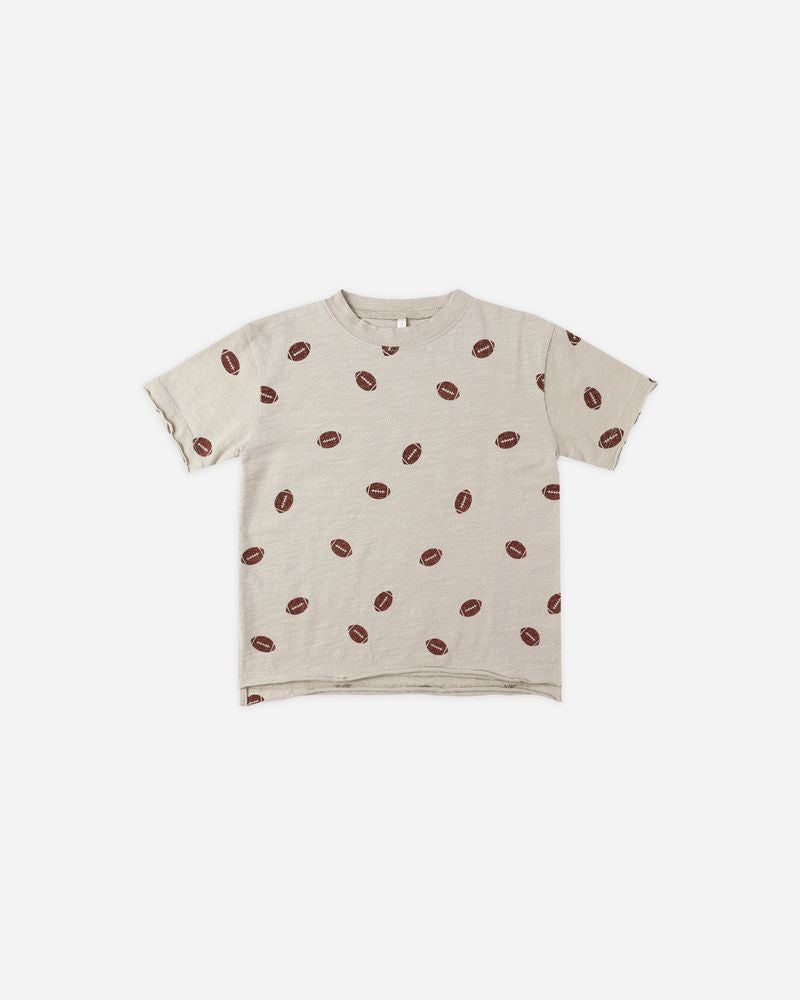 Rylee + Cru - Raw Edge Tee - Footballs