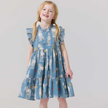 Load image into Gallery viewer, Pink Chicken - Jennifer Dress - Unicorn Field